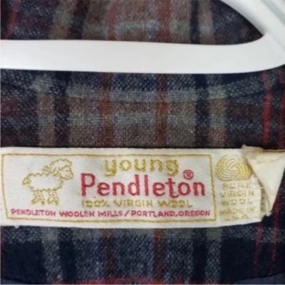 Vintage Young Pendleton Blazer Jacket Plaid  100% wool - Picture 5 of 5